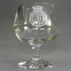 Th. Duch Cognac glas med Silketryk